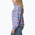 Кофта трекінгова жіноча Columbia Helvetia Cropped 1/2 purple lotus/camp blanket 3