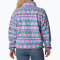 Кофта трекінгова жіноча Columbia Helvetia Cropped 1/2 purple lotus/camp blanket 2