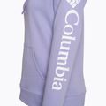 Кофта трекінгова жіноча Columbia Trek Graphic Hooded frosted purple/white logo 7