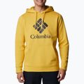 Кофта трекінгова чоловіча Columbia Trek Hoodie golden nugget/csc stacked graphic