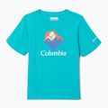Футболка трекінгова дитяча Columbia Valley Creek Graphic bright aqua/gemscape graphic