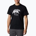 Футболка трекінгова чоловіча Columbia Rockaway River Graphic black/scenic stroll graphic