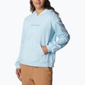 Кофта трекінгова жіноча Columbia Logo III French Terry spring blue