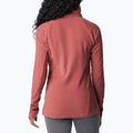 Жіночий трекінговий світшот Columbia Glacial IV 1/2 Zip бурякового кольору 3