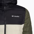 Чоловічий пуховик Columbia Powder Lite з капюшоном темний камінь / акула / кам'яний зелений 10