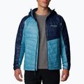 Чоловічий пуховик Columbia Platinum Peak з капюшоном шаста/колегіальний темно-синій 4