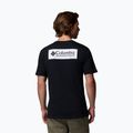 Чоловіча трекінгова футболка Columbia North Cascades black/csc box logo 3
