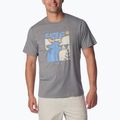 Футболка трекінгова чоловіча Columbia Sun Trek Short city grey heather/simple gorge