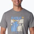 Футболка трекінгова чоловіча Columbia Sun Trek Short city grey heather/simple gorge 5