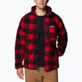 Кофта флісова чоловіча Columbia Winter Pass Printed Fleece mountain red check 3