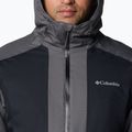 Чоловіча утеплена міська куртка Columbia Point Park II Insulated сіро-чорна 5