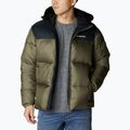 Пуховик чоловічий Columbia Puffect II Hooded stone green/ black 4