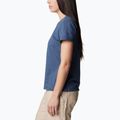 Футболка трекінгова жіноча Columbia Sloan Ridge Graphic colleglate navy heather/linear landscape 4