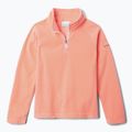 Дитяча флісова кофта Columbia Glacial Fleece hot coral
