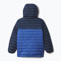 Пуховик дитячий Columbia Powder Lite II Hooded mountain blue/ collegiate navy 2