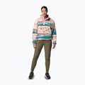 Кофта флісова жіноча Columbia Helvetia II Printed Cropped Half Snap river blue/rogue walley 2