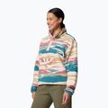 Кофта флісова жіноча Columbia Helvetia II Printed Cropped Half Snap river blue/rogue walley 4