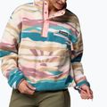 Кофта флісова жіноча Columbia Helvetia II Printed Cropped Half Snap river blue/rogue walley 6