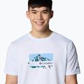 Футболка чоловіча Columbia Ice Lake II SS Tee white/peak direction 4