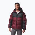 Куртка утеплена чоловіча Columbia Pike Lake II Hooded rich wine/black