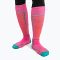 Шкарпетки лижні  чоловічі icebreaker Ski+ Medium OTC tempo/flux green/earth 2