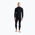 Кофта термічна чоловіча icebreaker 260 Tech LS Half Zip black 2