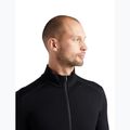 Кофта термічна чоловіча icebreaker 260 Tech LS Half Zip black 4