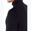 Кофта термічна чоловіча icebreaker 260 Tech LS Half Zip black 6