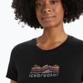 Футболка трекінгова жіноча icebreaker Tech Lite II Mountain Geology black 4