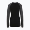 Жіноча термоактивна кофта icebreaker ZoneKnit 260 jet hthr/black/metro hthr/cb 9