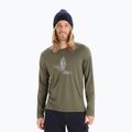 Лонгслів трекінговий чоловічий icebreaker Tech Lite II Skiing Yeti loden