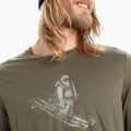 Лонгслів трекінговий чоловічий icebreaker Tech Lite II Skiing Yeti loden 4
