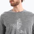 Лонгслів трекінговий чоловічий icebreaker Tech Lite II Skiing Yeti gritstone heather 4