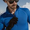 Чоловіча термоактивна кофта icebreaker ZoneKnit 260 Half Zip lazurite/royal navy/snow/cb 13