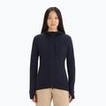 Кофта трекінгова жіноча icebreaker Quantum III Zip Hood midnight navy