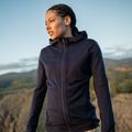 Кофта трекінгова жіноча icebreaker Quantum III Zip Hood midnight navy 9
