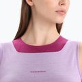 Жіноча термофутболка icebreaker Zoneknit Cropped Bra-Tank purple gaze 4