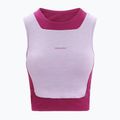 Жіноча термофутболка icebreaker Zoneknit Cropped Bra-Tank purple gaze 6
