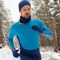 Чоловіча термоактивна кофта icebreaker 125 Zoneknit Crewe geo blue 9