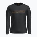 Термокофта чоловіча icebreaker 200 Oasis Crewe Ski Stripes black 6