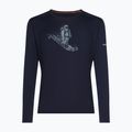 Лонгслів чоловічий icebreaker Merino 200 Oasis Crewe SkiingYeti midnight navy 7