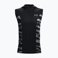 Футболка баскетбольна з капюшоном чоловіча  Under Armour  Baseline Tank Hoodie 002 чорна 1370240-002-LG