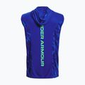 Футболка баскетбольна з капюшоном чоловіча  Under Armour Baseline Tank Hoodie 401 блакитна 1370240-401-LG 2