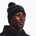 Шапка зимова чоловіча Under Armour Ua Halftime Fleece Pom чорна 1373093 6
