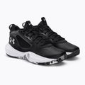 Кросівки для баскетболу дитячі Under Armour GS Lockdown 6 чорні 3025617 4