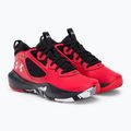 Кросівки для баскетболу дитячі Under Armour GS Lockdown 6 червоні 3025617 4