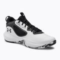 Кросівки для баскетболу чоловічі Under Armour Lockdown 6 біло-сірі 3025616-101