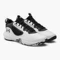 Кросівки для баскетболу чоловічі Under Armour Lockdown 6 біло-сірі 3025616-101 4