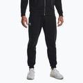 Штани для тренувань чоловічі Under Armour Essential Fleece Joggers black/white