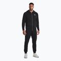 Штани для тренувань чоловічі Under Armour Essential Fleece Joggers black/white 2